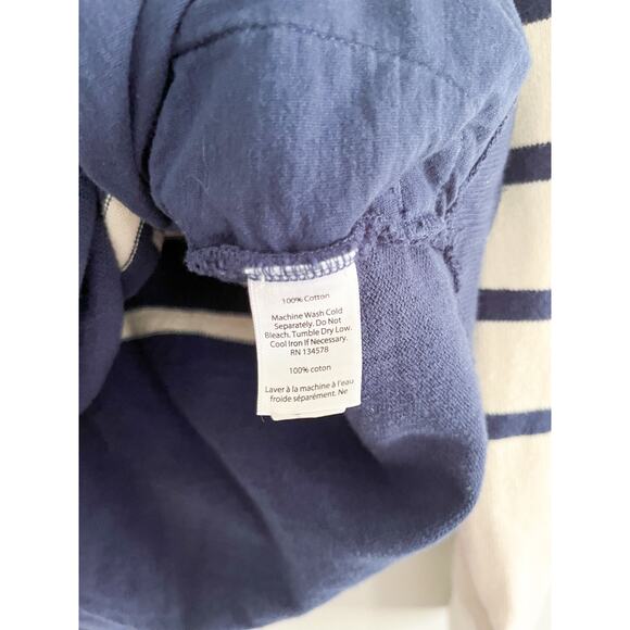 Vineyard Vines | Shep Mixed Stripe Top In Deep Bay | Blue White | Sz XS - Picture 7 of 8